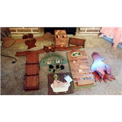 WOODEN PERPETUAL CALENDAR, LETTER HOLDER, WELCOME SIGN, MORE!