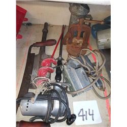 PAIR OF ELECTRIC JIG SAWS, OTHER TOOLS