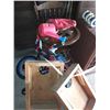 Image 3 : KID'S BICYCLE, WOODEN HIGH CHAIR, STROLLER, FOLDING SEAT CANE, RCA CABINET TV