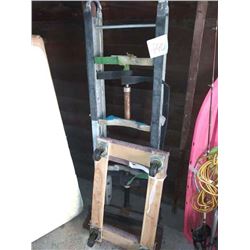 APPLIANCE HAND TRUCK, AND WOODEN CARPET END DOLLY