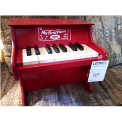 VINTAGE WOODEN TOY PIANO "MY FIRST PIANO" BY JAYMAR