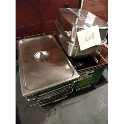 STAINLESS STEEL ROASTER, CAFETERIA PANS