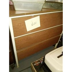 1960'S 3 DOOR METAL CHEST / COOKWARE