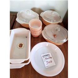 VINTAGE ANCHOR HOCKING FIRE KING COPPER TINT OVENWARE