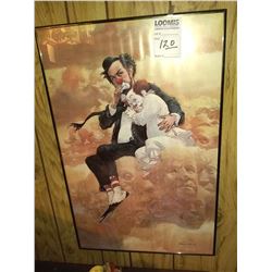 FRAMED CLOWN PRINT BY ROBERT OWENS "FRIENDSHIP"