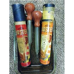 VINTAGE TURKEY BASTERS, AND BAKING DISH