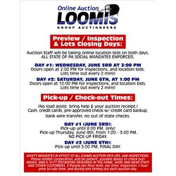 INSPECTION / PICK-UP DAYS