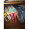 Image 7 : BUNDLE LOT: MAPLE BOOKCASE FULL OF BOOKS