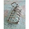 Image 1 : 19thc English Gothic Silverplate Toast Rack