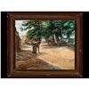Image 1 : Early 20thc Signed Oil Painting, Charles Henry Tenre, Summer Afternoon