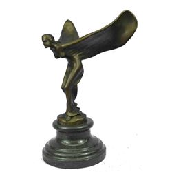 Spirit Of Ecstasy Rolls Royce Emblem Bronze Sculpture