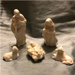 Small Bone China Nativity Set