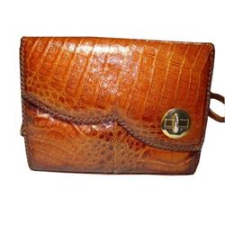 1960s Large Alligator Shoulder Bag, Handbag, Purse