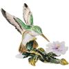 Image 1 : Hummingbird Enamel & Crystal Jewel Trinket Box