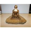 Image 4 : Art Deco Nude Spelter & Marble Sculpture