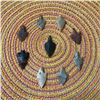 Image 1 : Group of Native American Indian Birdpoint Arrowheads