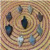 Image 2 : Group of Native American Indian Birdpoint Arrowheads