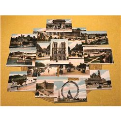 French Belle Epoque, Paris Scenes, Grand Tour Postcards