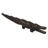 Image 3 : Mid 20thc African Congo Hand-carved Crocodile