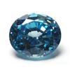 Image 1 : 9ct Oval Blue Bianco Lab Created Diamond
