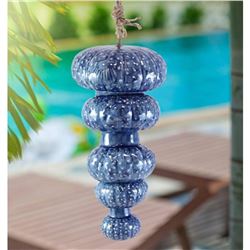 Nautical Stylized Jellyfish Sea Urchin Ceramic Mobile Wind Chime