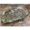 Image 1 : Ocean Beach Theme Pressed Glass Oyster Shell Form Bowl
