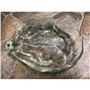 Image 2 : Ocean Beach Theme Pressed Glass Oyster Shell Form Bowl