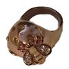 Image 3 : Alexander McQueen Style Skull & Bee Crystal Statement Ring