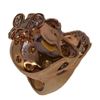 Image 4 : Alexander McQueen Style Skull & Bee Crystal Statement Ring