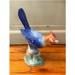 Vintage Estate Mid-century Blue Bird Figure