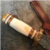 Image 4 : Damascus Steel Bone Handle Hunting Bowie Knife