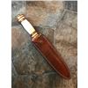 Image 5 : Damascus Steel Bone Handle Hunting Bowie Knife