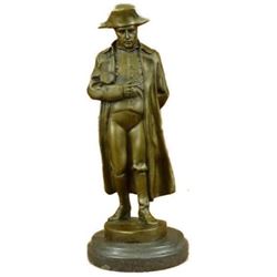 Signed Limited Edition French Commander Napoleon Bonaparte Bronze Sculpture
