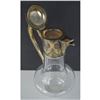 Image 3 : Christofle Gallia Silver-plated Crystal Claret Jug Pitcher