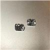 Image 1 : Matched Pair, 7.9ct Octagon Lab-created BiancoÂ® Diamonds
