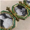 Image 7 : Russian Enamel & Gilt Folding Screen of Photo Frames