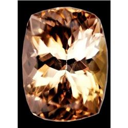 11.95ct Natural Golden Cushion Shape Topaz