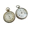 Image 1 : 19thc Pair of Gilt Pocket Barometers