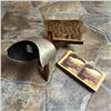 Image 1 : Late 19thc Underwood & Underwood Stereoscope Viewer & Group of Slides