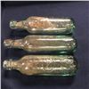 Image 1 : Set of 19thc Privy Dug Irish Round Bottom Soda Bottles