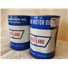 Image 1 : 2 DIFFERENT WESTLAND OIL TINS, 1 QUART - BOTH UNOPENED