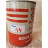 Image 2 : CITIES SERVICE KOOL MOTOR - MOTOR OIL 1 QUART TIN