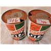 Image 2 : PAIR OF CASTROL GTX QUART CANS