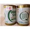 Image 2 : PAIR OF QUAKER STATE SUPER BLEND MOTOR OIL TINS
