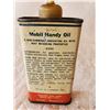 Image 2 : MOBIL HANDY OIL TIN - 4 OZ  WITH PEGASUS
