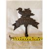 Image 1 : CAST IRON MALLARD WELCOME SIGN WITH HOOK (NOT OLD)