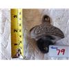 Image 1 : CAST IRON COCA-COLA WALL MOUNT BOTTLE OPENER (NOT OLD)