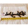 Image 1 : CAST IRON 2 BIRDS ON A BRANCH 4 HOOKS RACK (NOT OLD)