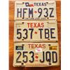 Image 1 : 3 SLIGHTLY DIFFERENT TEXAS LICENSE PLATES- SESQUICENTENNIAL
