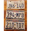 Image 1 : 3 SLIGHTLY DIFFERENT TEXAS LICENSE PLATES